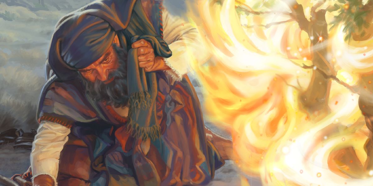 Moses ngɛ mio tso nɛ ngɛ sãe ɔ he