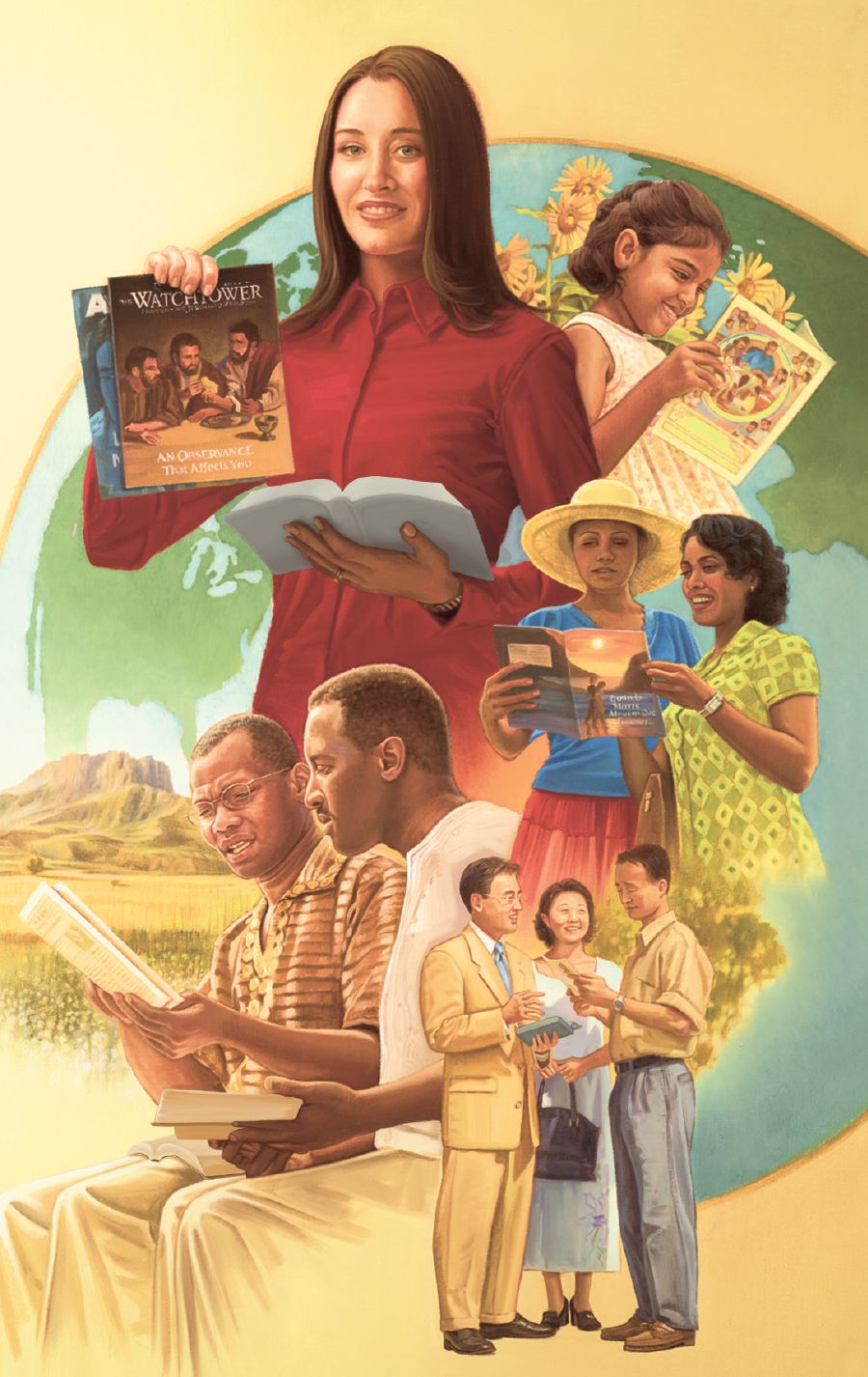 Jehovah se Getuies verkondig die goeie nuus van die Koninkryk regoor die aarde