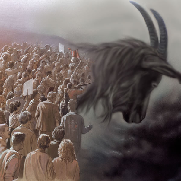 ’n Groep mense wat nie getrou is nie, word as bokke geoordeel