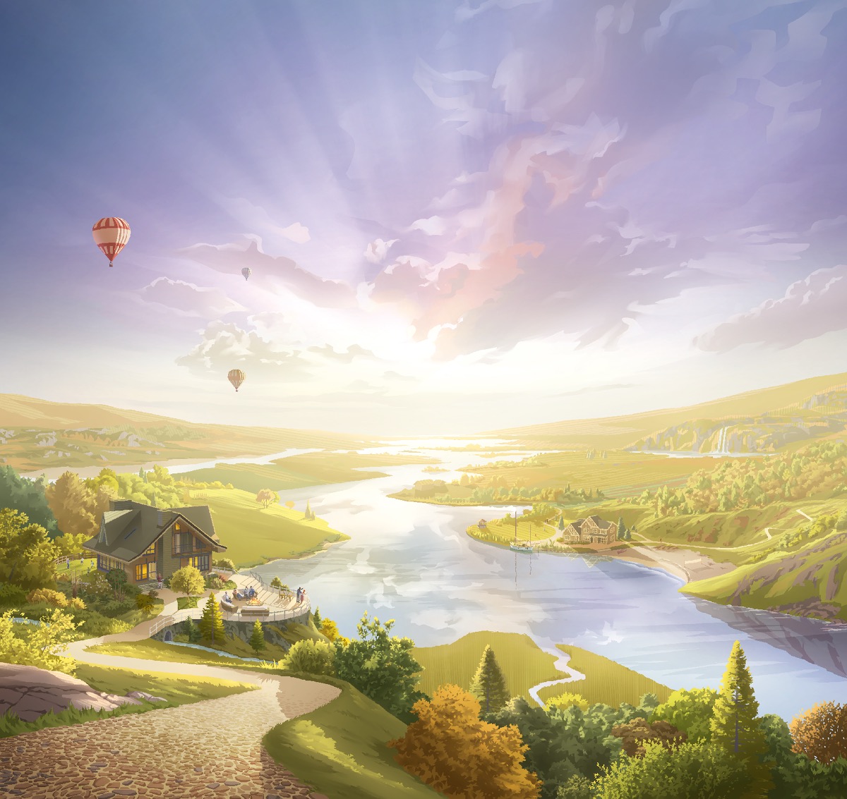 Mense wat lewe op ’n paradysaarde.