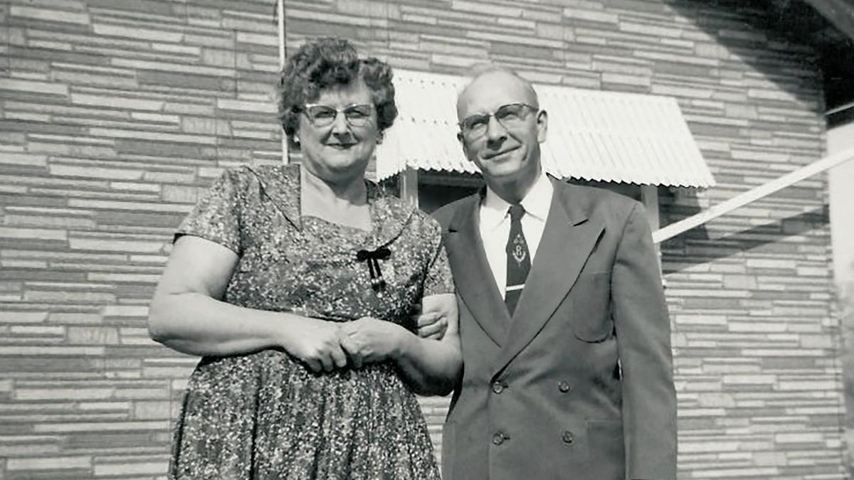 Kathryn en Clarence Rietz.