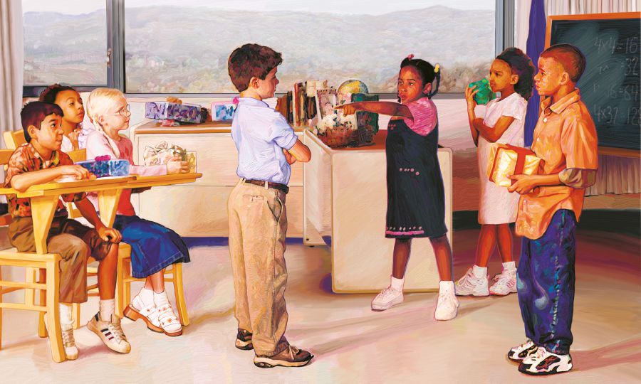 ’n Seuntjie is nie bang wanneer sy klasmaats hom vra waarom hy nie Kersfees vier nie