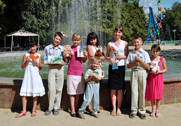 Kinders in Taganrog, Rusland