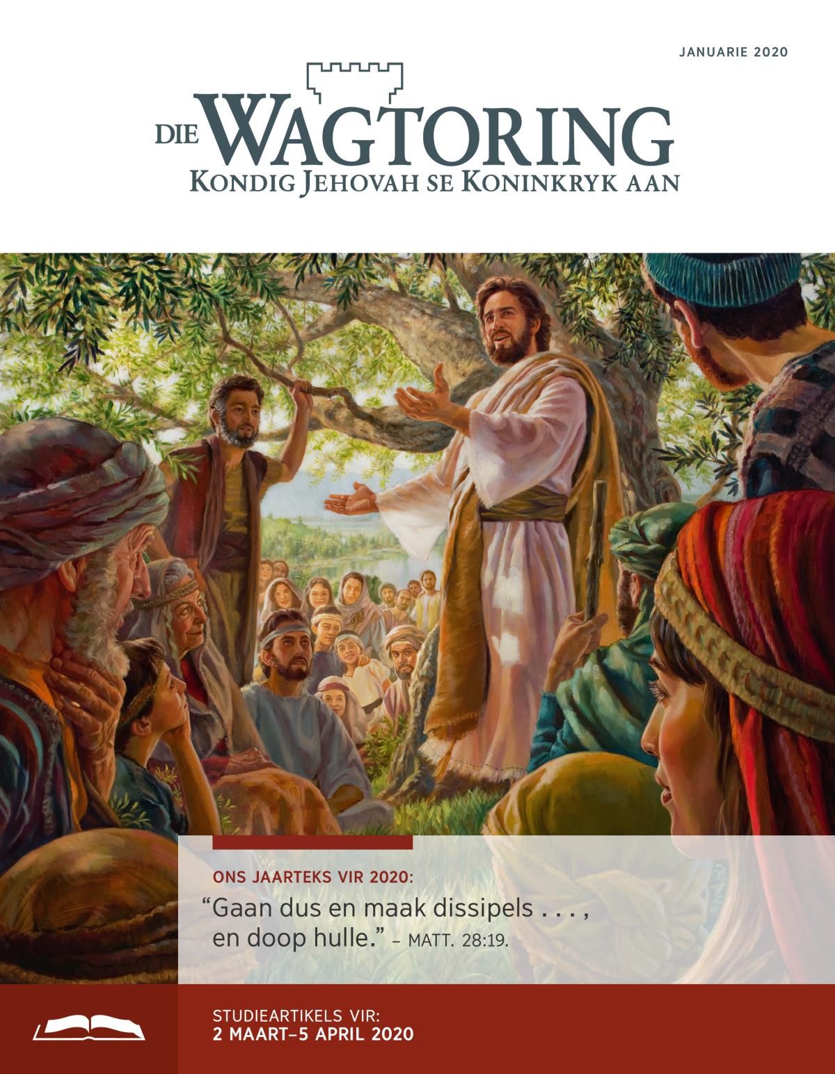 Studie-uitgawe van Die Wagtoring, Januarie 2020.