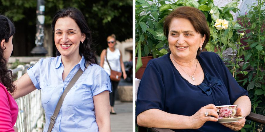 Eliso Dzidzisjwili en Nunu Kopaliani