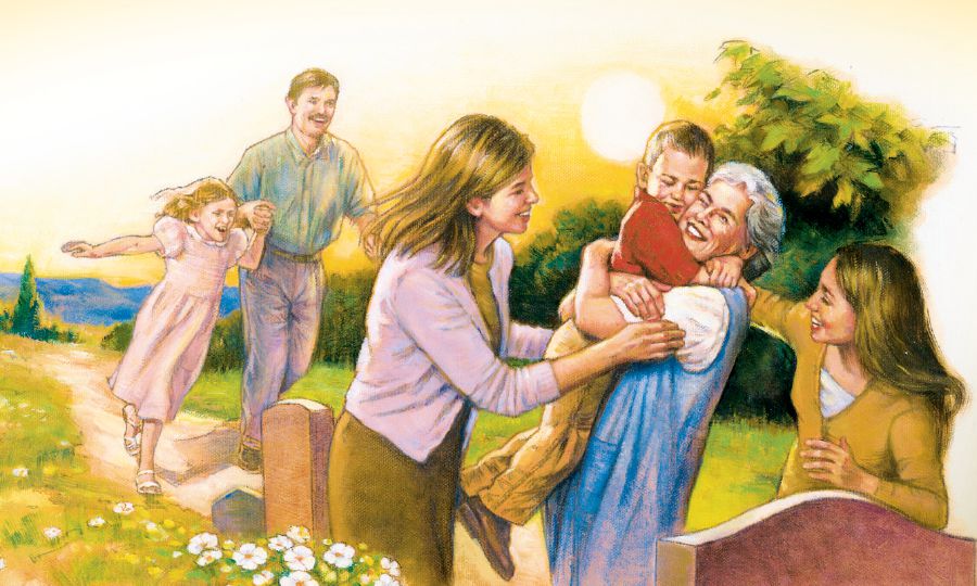 ሰዎች ከሞት የተነሳን ሰው በደስታ ሲቀበሉት