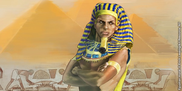 አንድ የግብፅ ፈርዖን