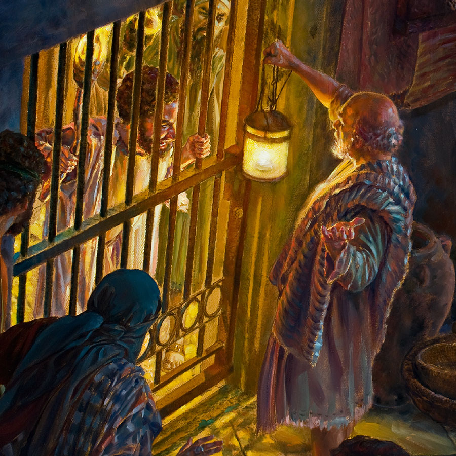 رعاع غاضبون خارج فناء مسيج