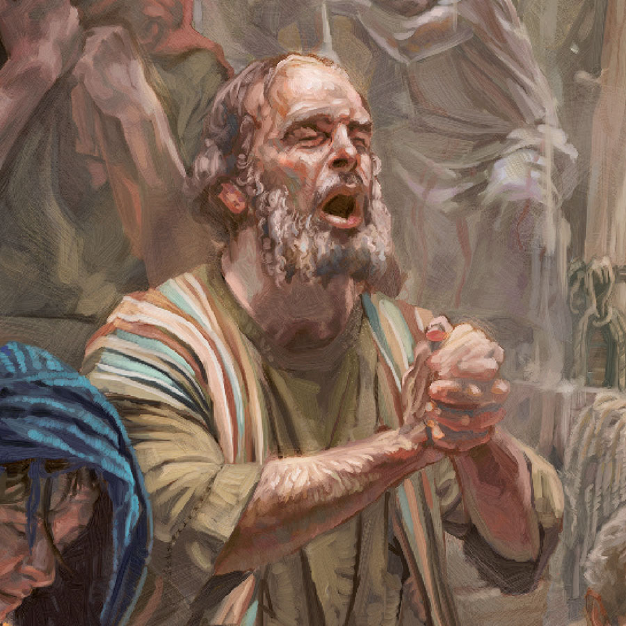 بولس يصلي من اجل مسافرين مرهقين