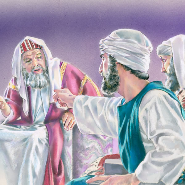 نيقوديموس يتكلم لصالح يسوع