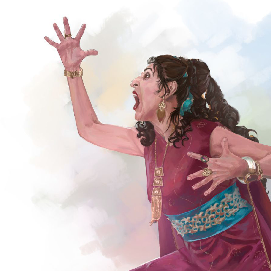 الملكة عثليا تصرخ