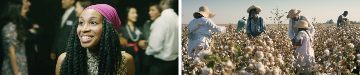 مشهدان من فيديو ‹اردت ان احارب الظلم›:‏ ١-‏ رافيكا بعمر صغير تحصد القطن مع أشخاص من عرقها.‏ ٢-‏ رافيكا تحضر أول مرة اجتماعا سنويا لشهود يهوه وتفرح برؤية أشخاص من عروق مختلفة يتعاملون معا دون مشاكل