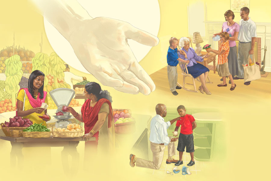 امور ترضي اللّٰه:‏ إظهار المحبة للآخرين،‏ الامانة،‏ والمسامحة