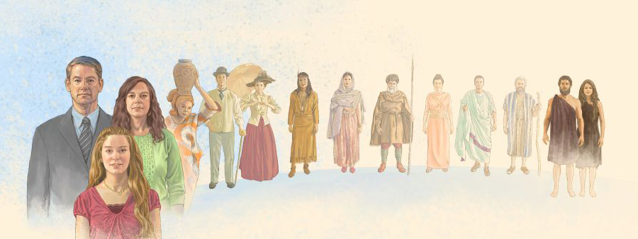 اشخاص من خلفيات كثيرة وأزمنة متنوعة