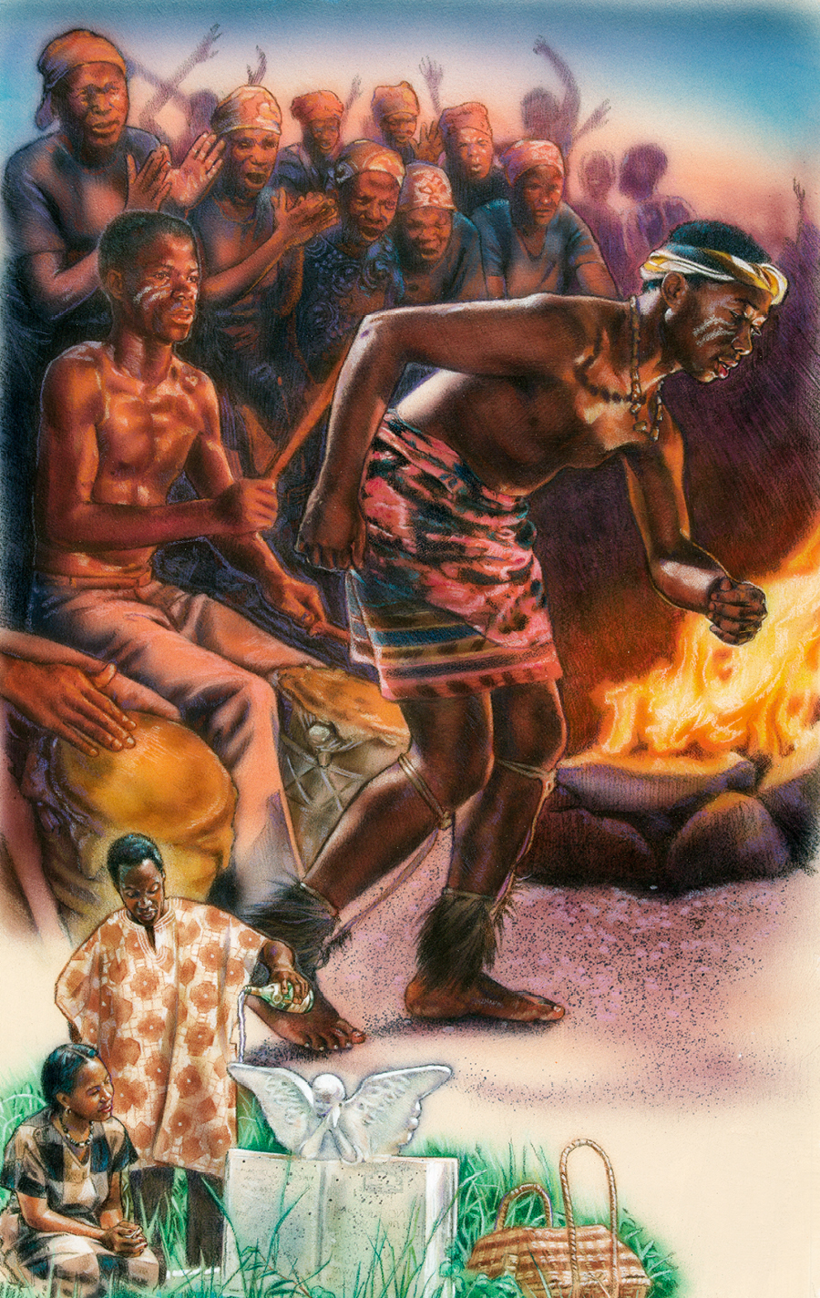 عادات مؤسَّسة علی الكذبة ان الموتی قادرون علی رؤية الاحياء