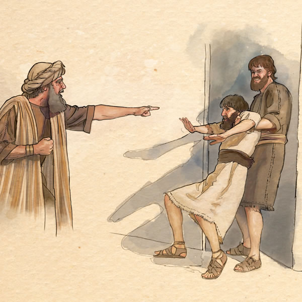 السيد يأمر بإلقاء العبد الشرير خارجا