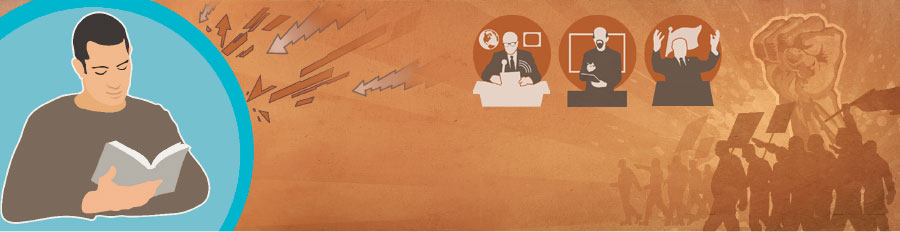 رجل تحميه قراءة الكتاب المقدس من مختلف اشكال الدعاية