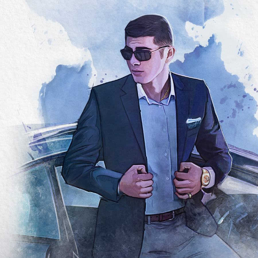 رجل يحب الممتلكات