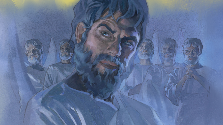 الشيطان حوله ملائكة اشرار في السماء