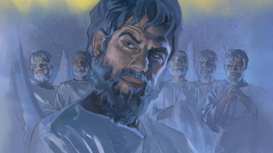 الشيطان حوله ملائكة اشرار في السماء