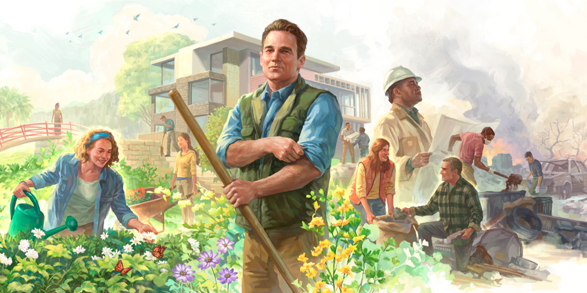 شعب اللّٰه يحوِّل الارض الى فردوس