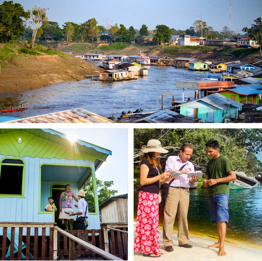 ناشرون في البرازيل يبشِّرون في مناطق منعزلة في الأمازون