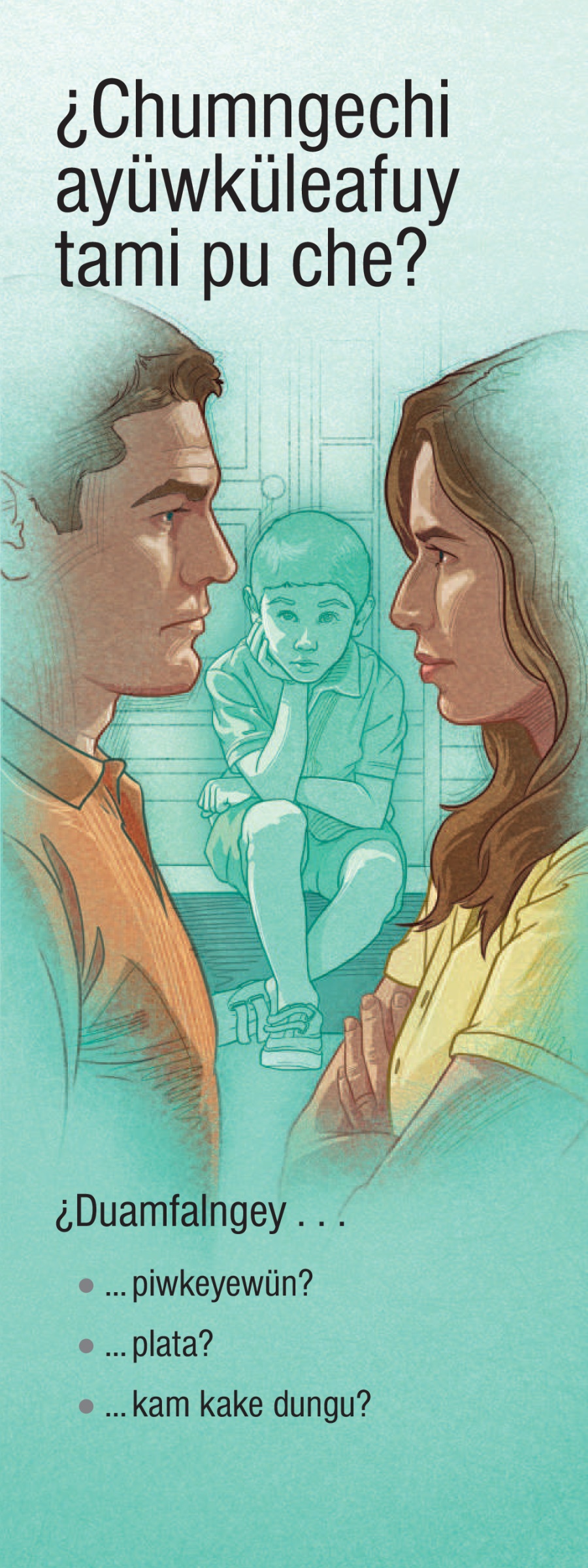 ¿Chumngechi ayüwküleafuy tami pu che?