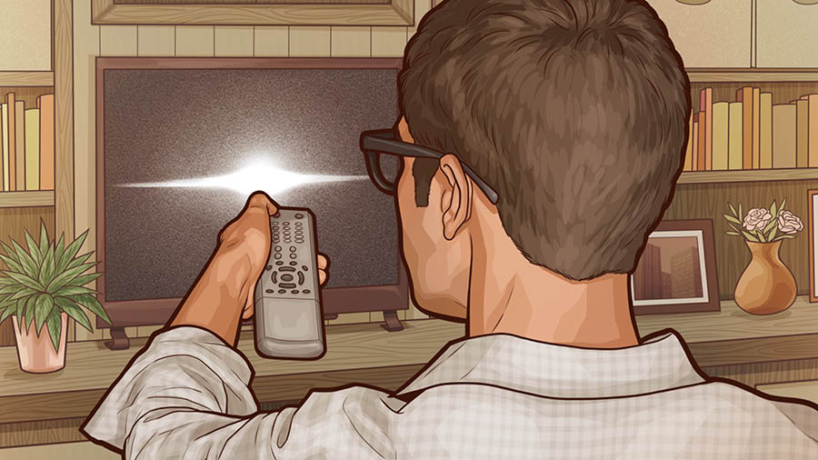 Quiñe hueche huentru chongümfi ti television.