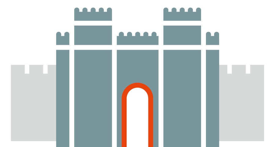 Babilonia ñi fütra cura malal ca nülacünungei ti puerta