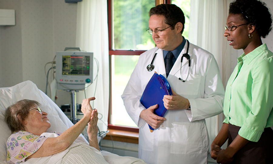 A Christian in a hospital explains her Bible-based beliefs regarding blood to her doctor