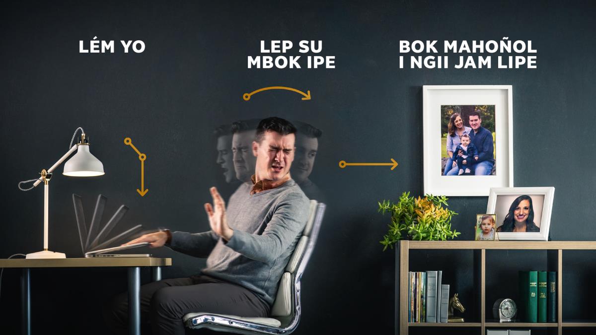 Mankéé nu munlôm a nlém ordinater yé, a nlep su mbok ipe, a mbok mahoñol mé i ngii fôtô i nwaa ni i man