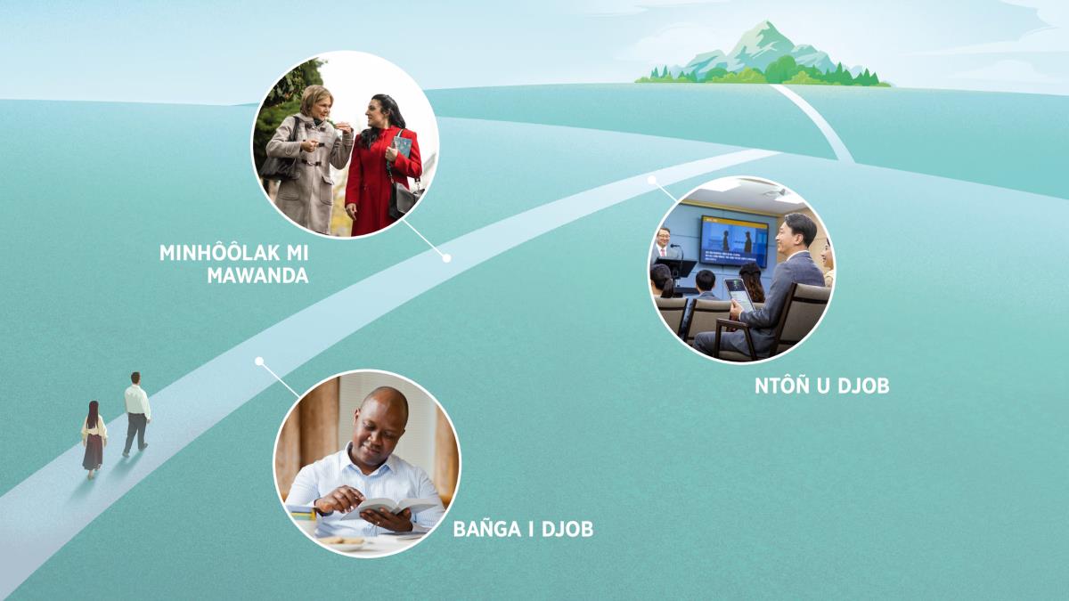 Titii: Babiina ba yé kil ’pogdo njel, i i nkena bo hikôa hiada. Bititii biaa bi ñunda mahéñha di nlama boñ ngéda di nkil mu njel i. Di ga tiimba pôdôl bititii bi maben 7, 9, ni 14.