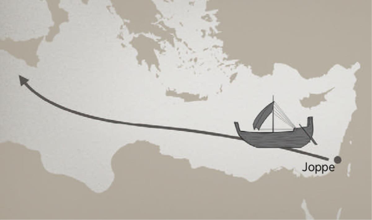 Dalan marhite laut sian Joppe tu Tarsis