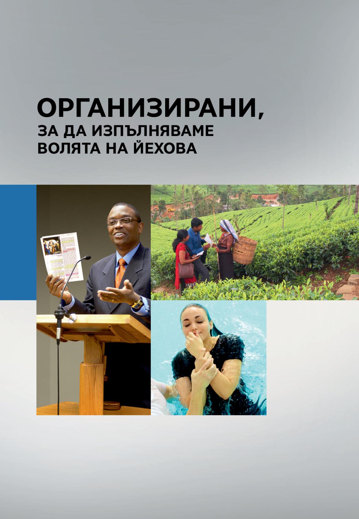 Корица на книгата „Организирани, за да изпълняваме волята на Йехова“