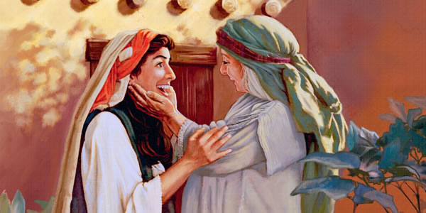 Maria visitando Elisabete