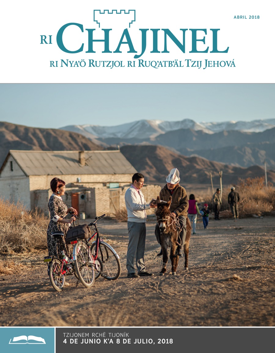 Ri Nyaʼon Rutzijol (rchë tijonïk), abril, 2018