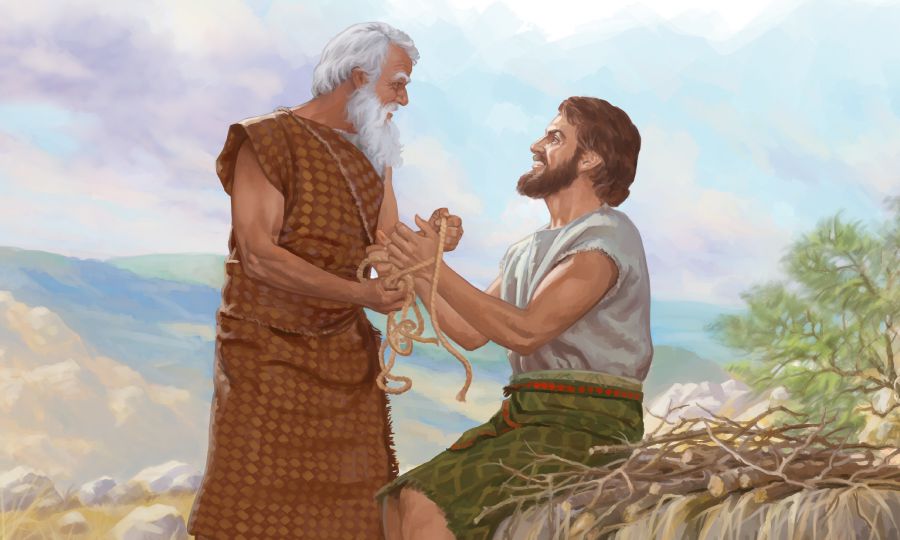 Abraham deslligant Isaac