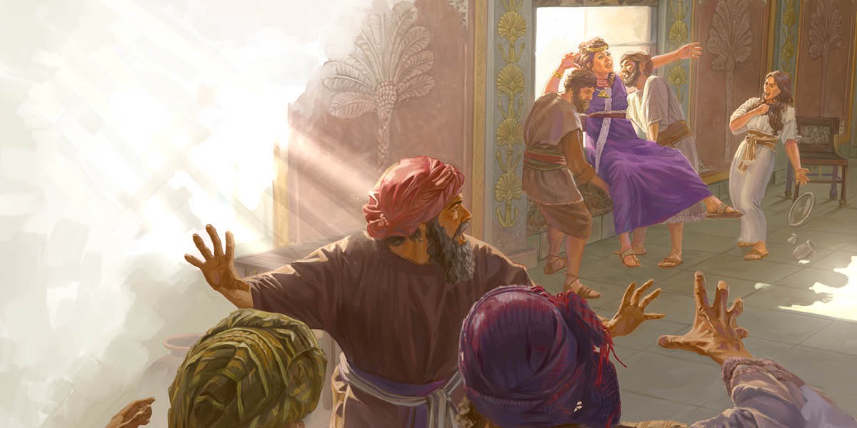 Servents de Jezabel llançant Jezabel per la finestra