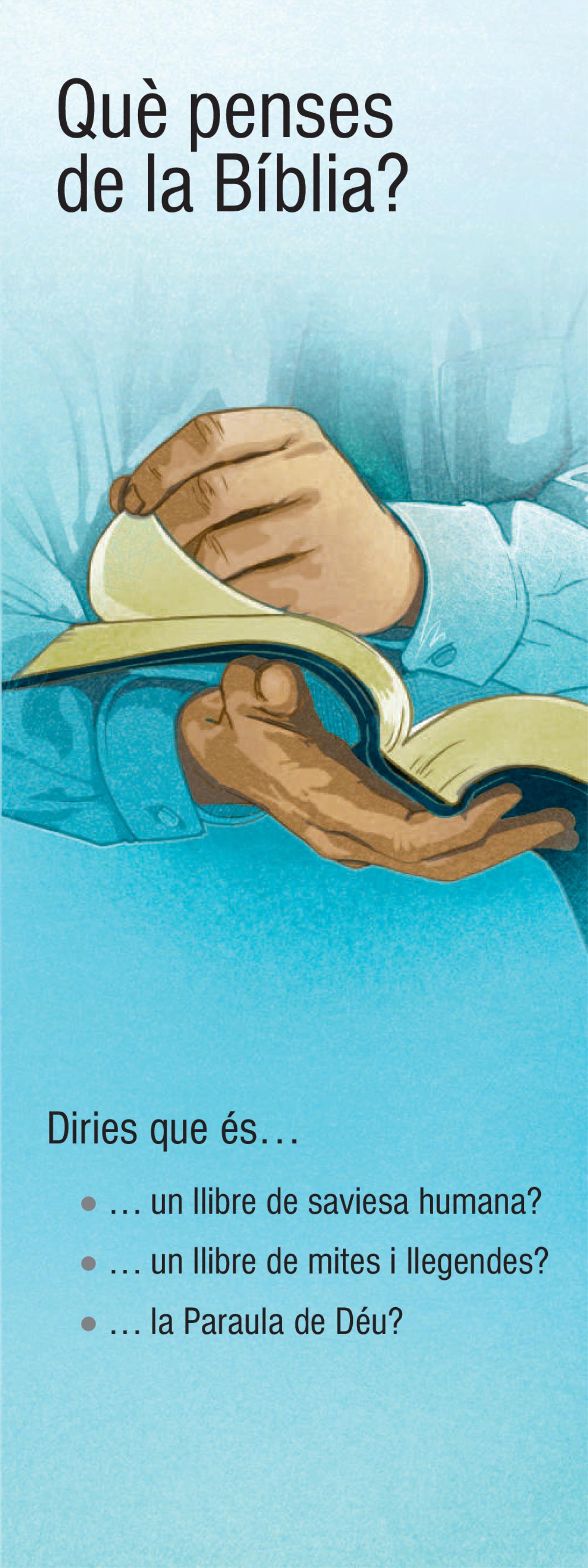 Què penses de la Bíblia?