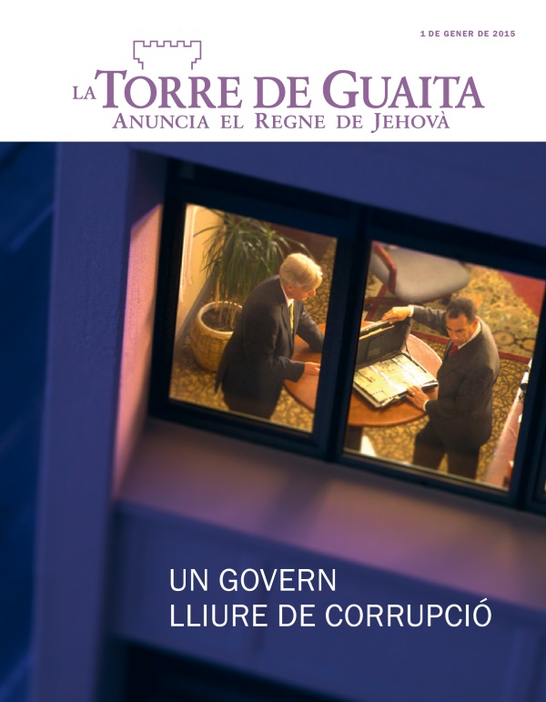 Portada de la revista La Torre de Guaita, gener de 2015 | Un govern lliure de corrupció