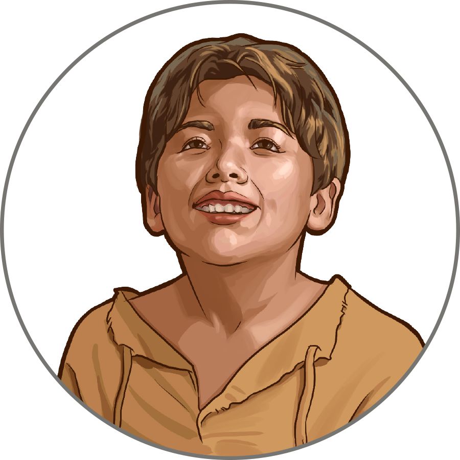 Batang lalaki nga malipayon