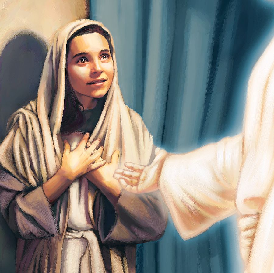 Ang manulondang si Gabriel nagpakita kang Maria