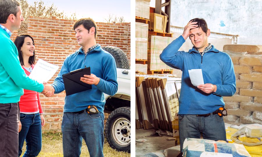 Usa ka lalaki naghimog kasabotan sa negosyo uban sa usa ka magtiayon ug sa ulahi naamgohan niya nga lisod diay kining tumanon