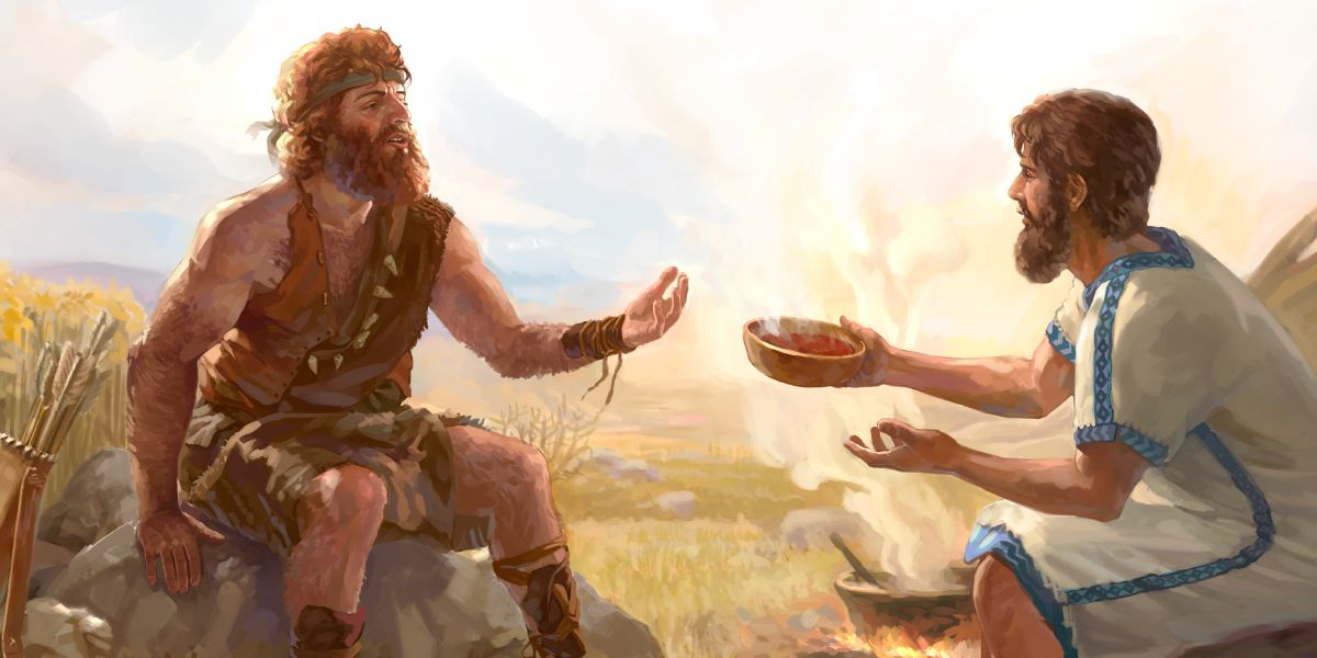 Gipalit ni Jacob ang katungod ni Esau sa pagkapanganay