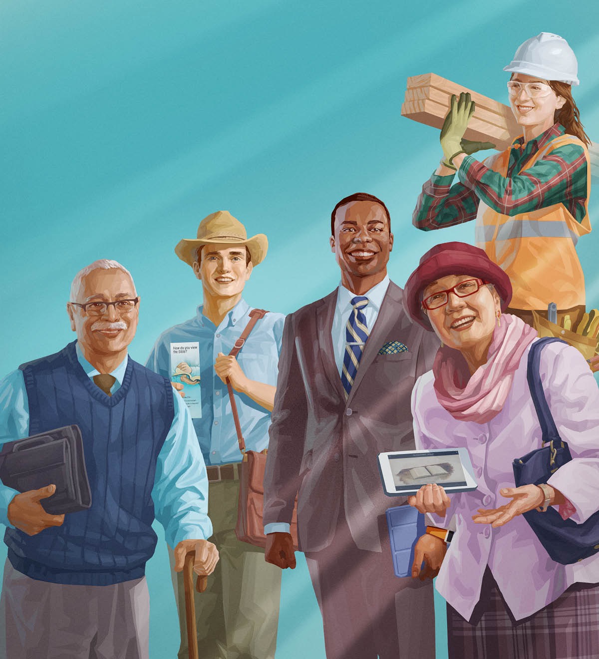 Ang mga Kristohanon nga lainlaig edad ug nasyonalidad nagboluntaryo sa pagsangyaw, pagtudlo, ug pagpanukod