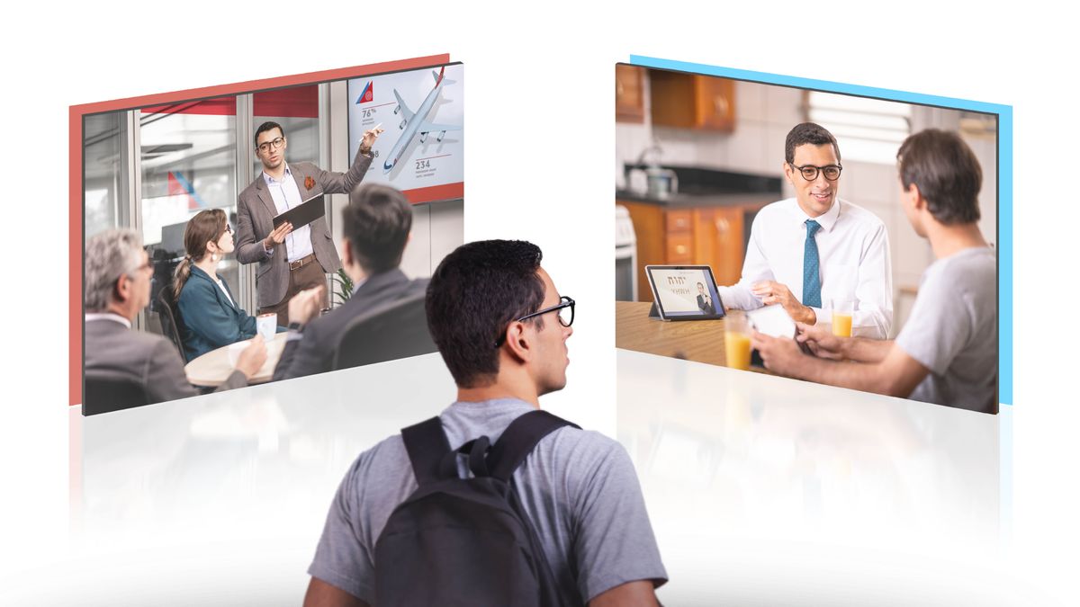 Collage: Brader nga naa sa hayskul namalandong sa iyang kaugmaon. 1. Gi-imagine niya ang iyang kaugalingon nga dunay dakog suweldo nga trabaho sa pagdisenyog eroplano. 2. Gi-imagine niya ang iyang kaugalingon nga nag-Bible study sa usa ka lalaki gamit ang brosyur nga “Mabuhi Ka Hangtod sa Hangtod!”