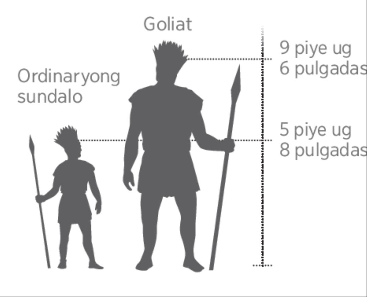 Gitas-on sa higanteng si Goliat gikomparar sa ordinaryong sundalo