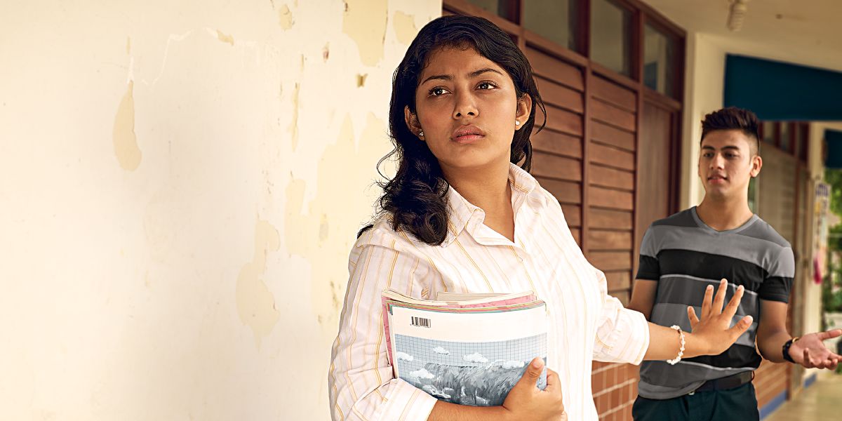 En zenn fiy adolesan i determinen pour rezet lavans en garson