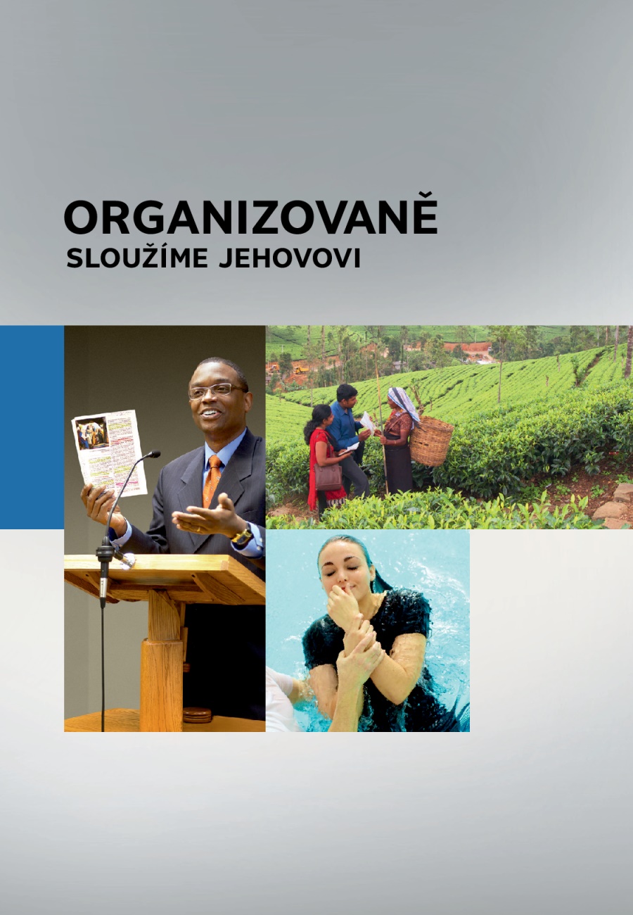 Titulní strana knihy Organizovaně sloužíme Jehovovi
