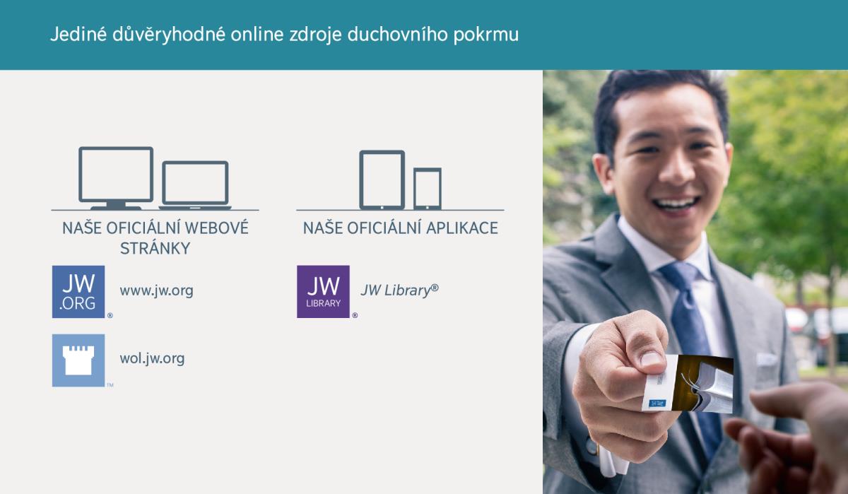 Oficiální webové stránky svědků Jehovových a naše aplikace